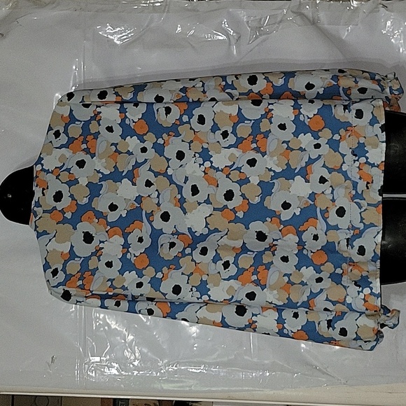 JOIE Ditsy Floral Print Pin tuck  Blouse‎ Long Sleeve Tie Neck Top Bohemian - Picture 5 of 8